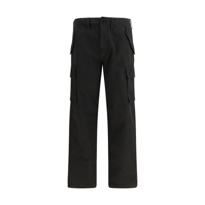Burberry Black Cotton Cargo Pants IT48 | M