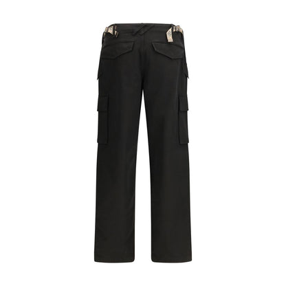Burberry Black Cotton Cargo Pants IT48 | M