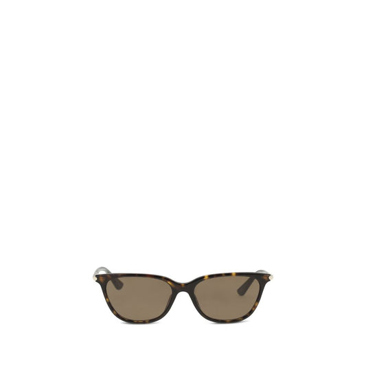 Alexander McQueen Women’s Cat-Eye Sunglasses – Brown Acetate Frame