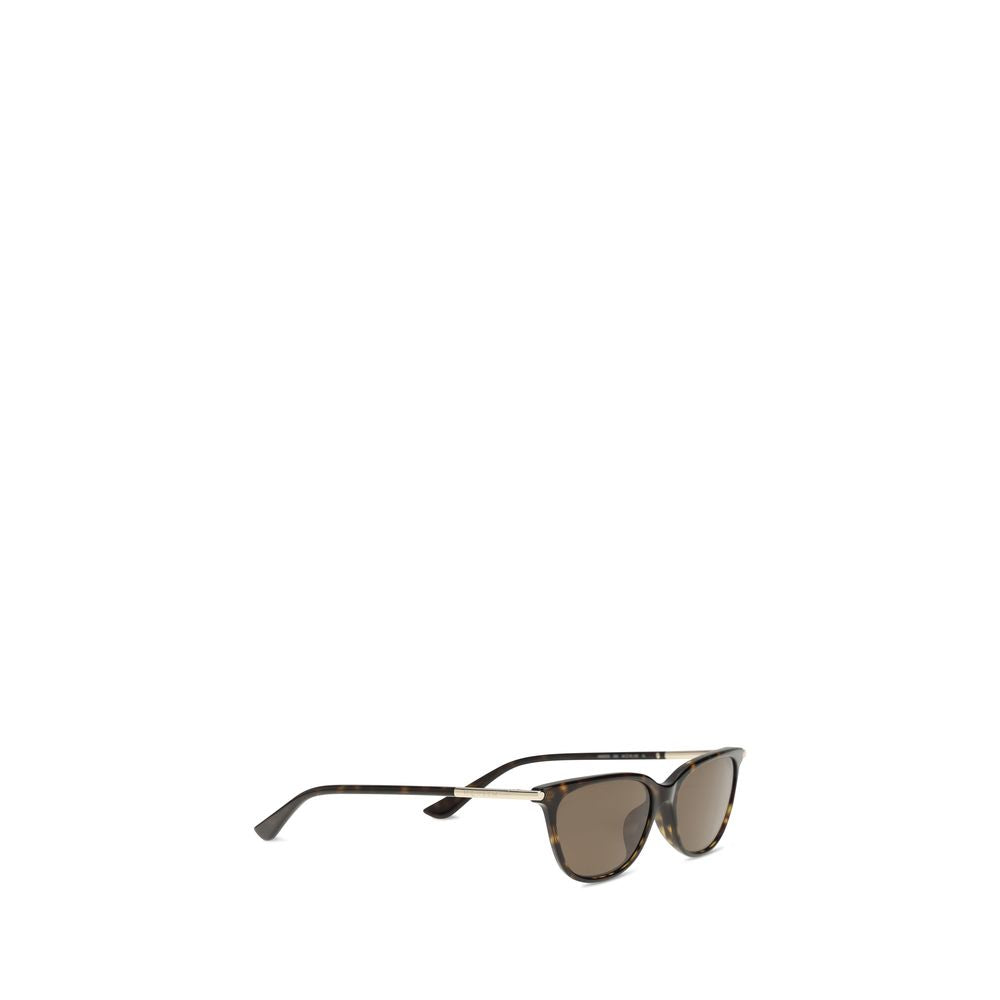 Alexander McQueen Women’s Cat-Eye Sunglasses – Brown Acetate Frame