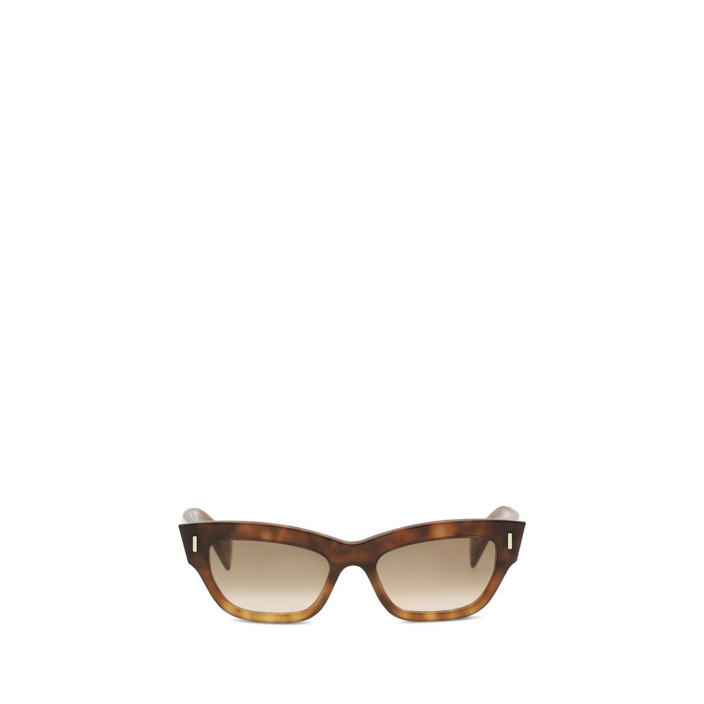 Alexander McQueen Women’s Cat-Eye Sunglasses – Brown Acetate