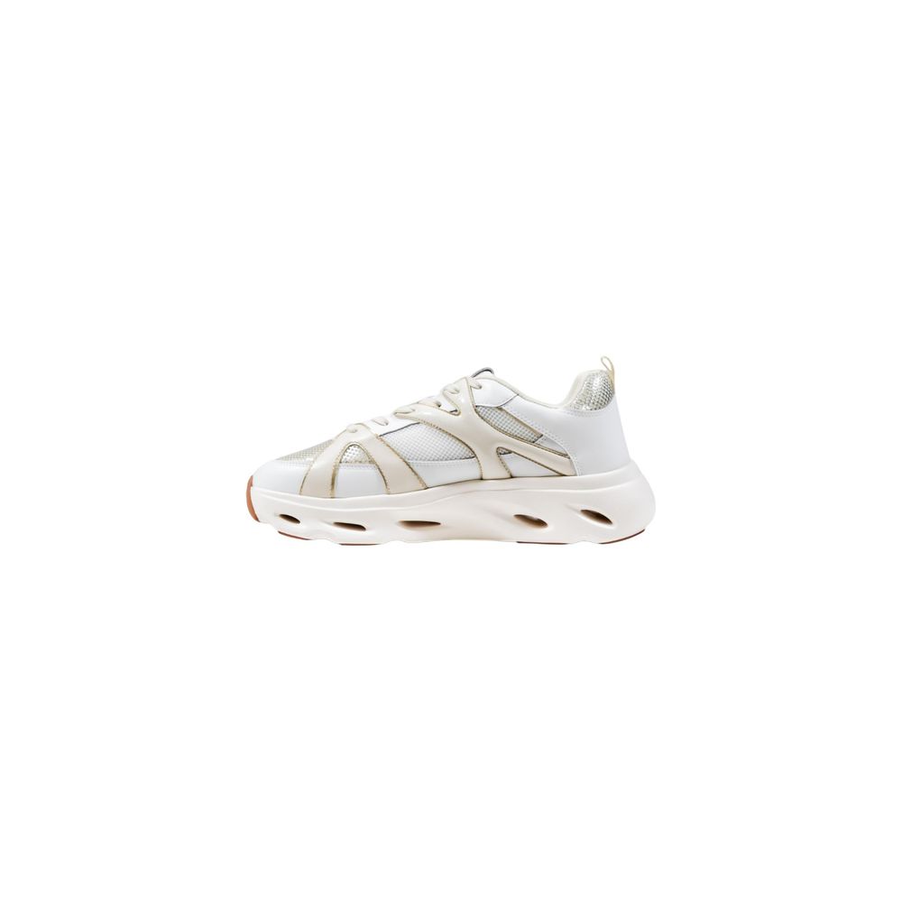 PINKO White Leather Athletic Sneakers - Modern Comfort & Style