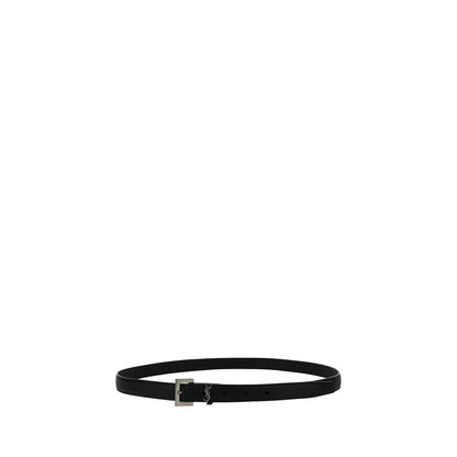 Saint Laurent Black Lamb Ovis Aries Regular Belt