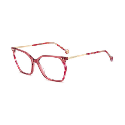 Carolina Herrera Women’s Optical Glasses – Rose Square Frame, 54mm