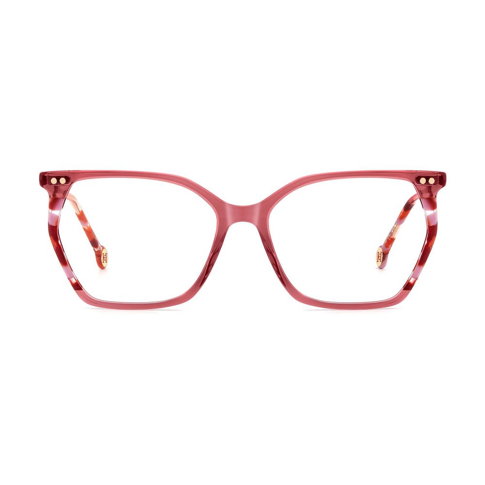 Carolina Herrera Women’s Optical Glasses – Rose Square Frame, 54mm