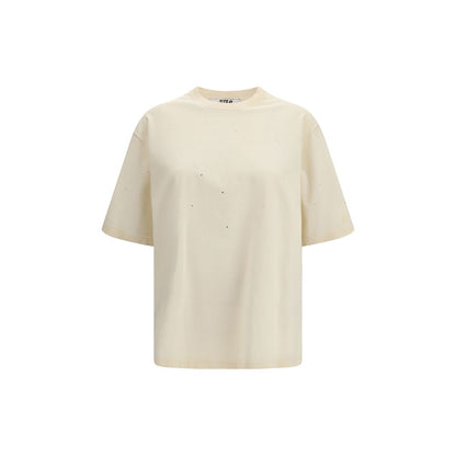Golden Goose Star T-shirt - Beige Cotton Sportswear