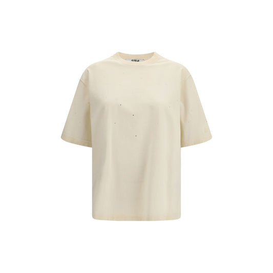 Golden Goose Star T-shirt - Beige Cotton Sportswear