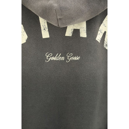 Golden Goose Cropped Grey Cotton Sweatshirt