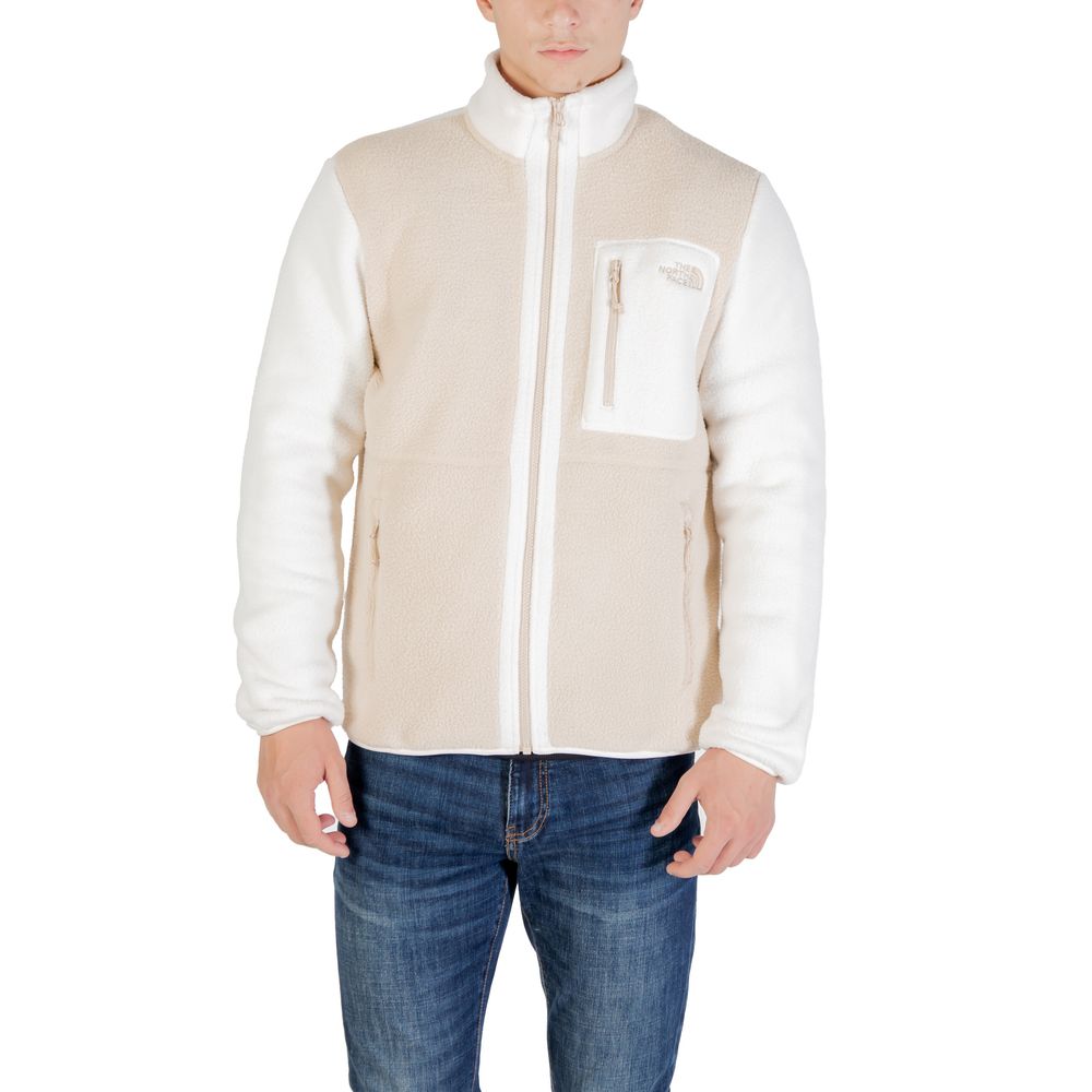 The North Face M Yumiori Full Zip Sweatshirt - Beige Polyester