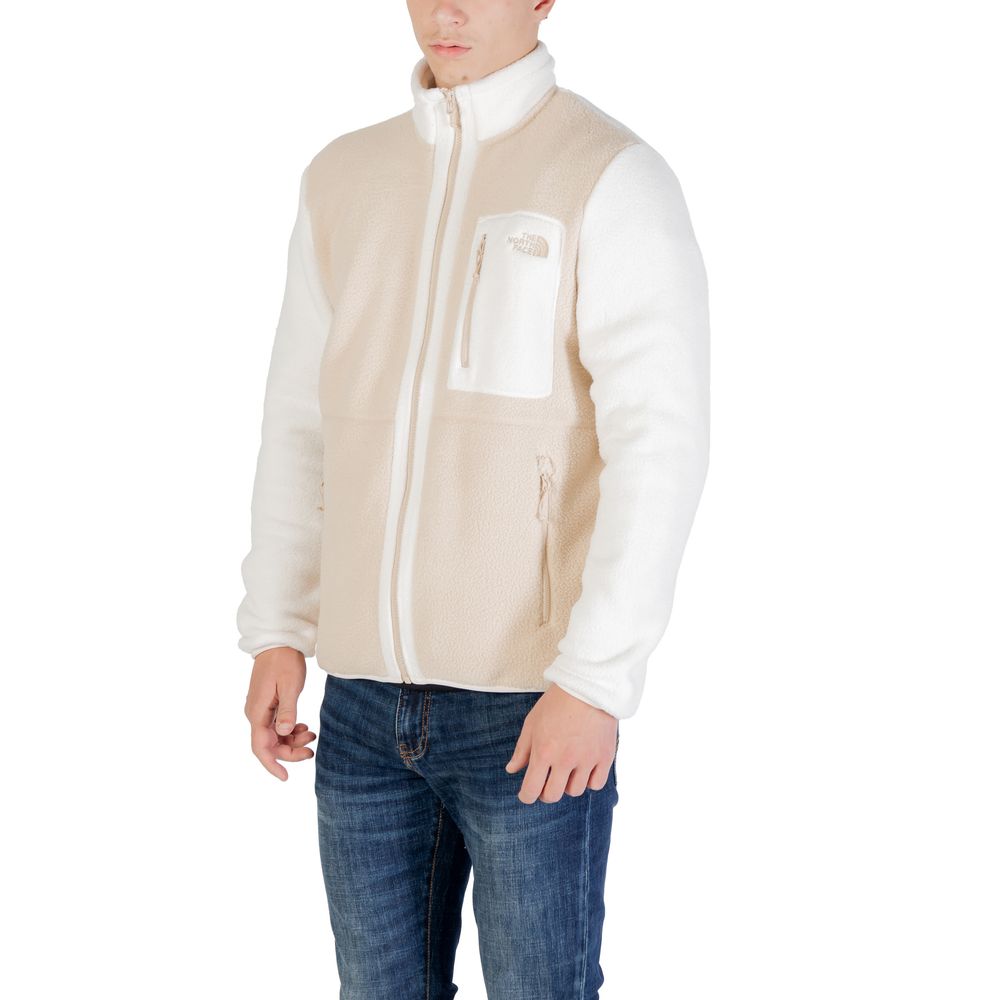 The North Face M Yumiori Full Zip Sweatshirt - Beige Polyester