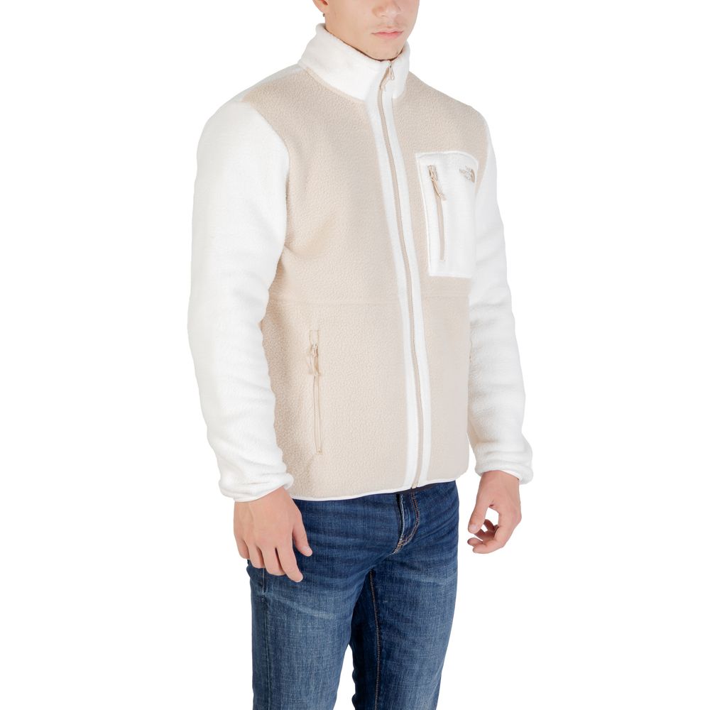 The North Face M Yumiori Full Zip Sweatshirt - Beige Polyester
