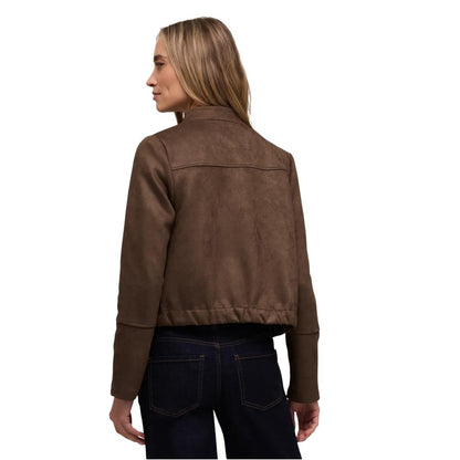 Street One Brown Polyester Bomber Jacket