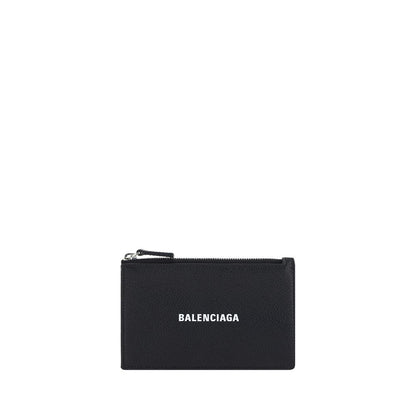 Balenciaga Black Calf Leather Bos Taurus Wallet - Iconic Style Meets Practicality