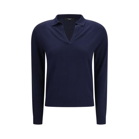 Max Mara Blue Viscose Palanca Sweater