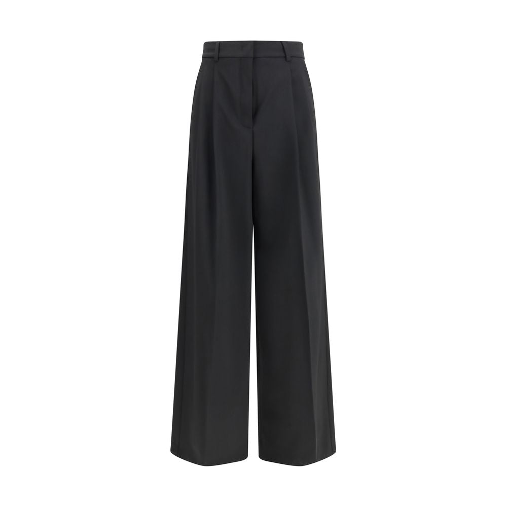 Max Mara Wide-Leg Pleated Casual Pants