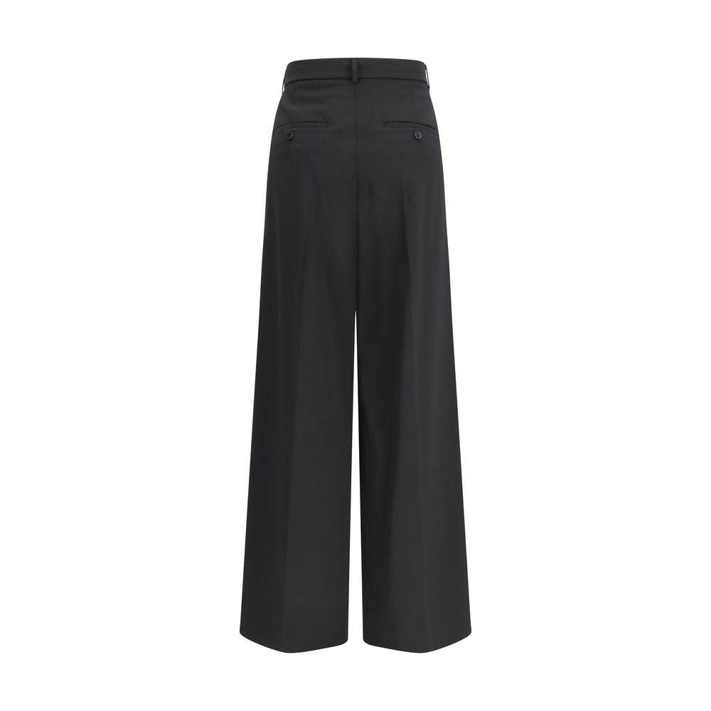 Max Mara Wide-Leg Pleated Casual Pants