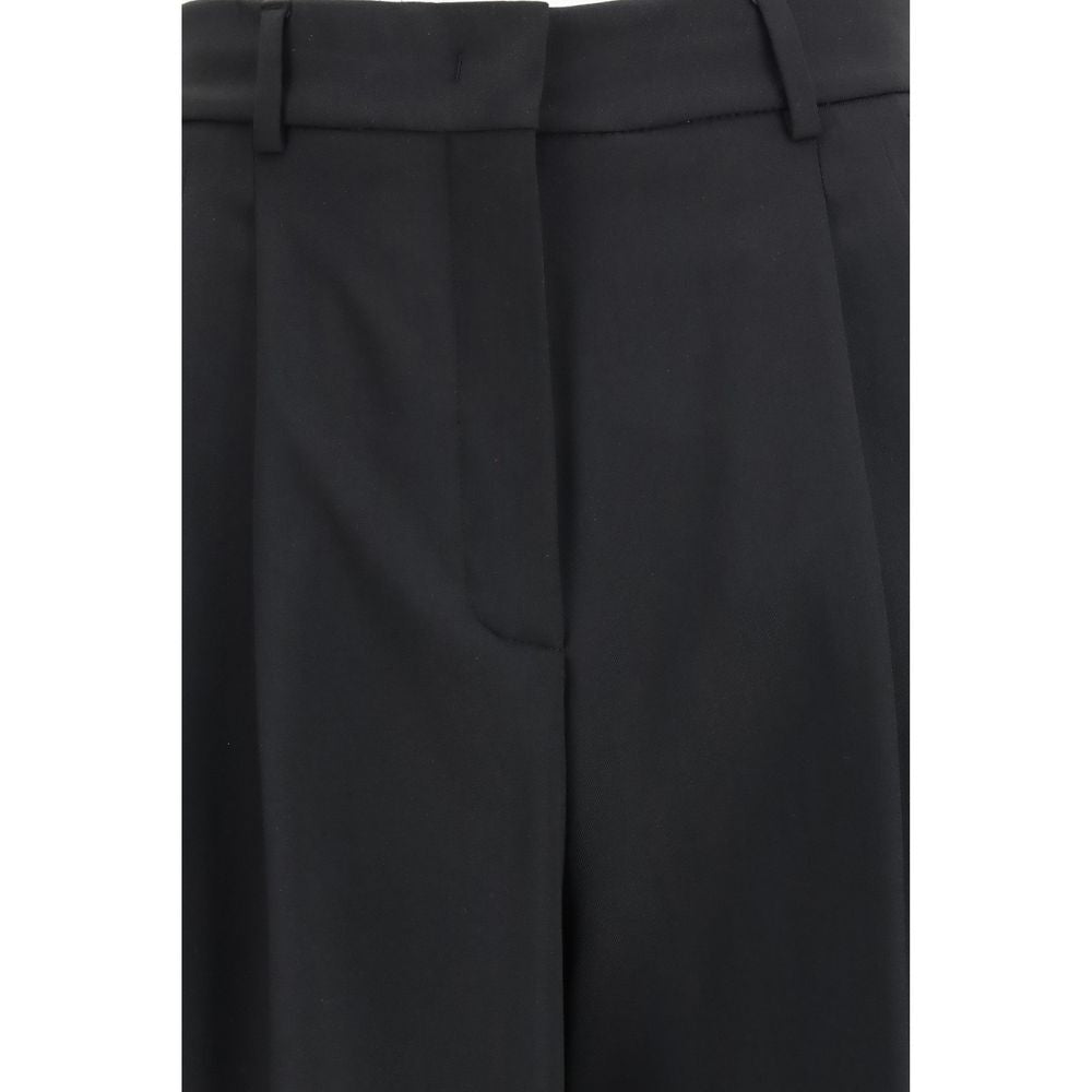 Max Mara Wide-Leg Pleated Casual Pants