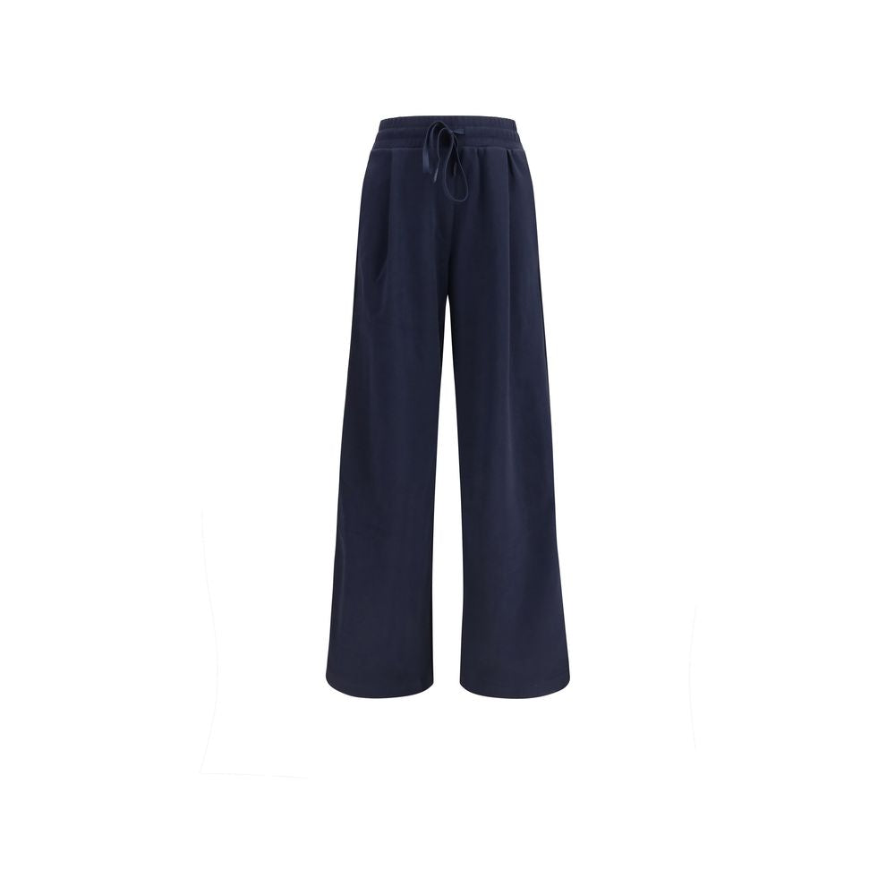 Max Mara Perdoni Blue Cotton Casual Pants