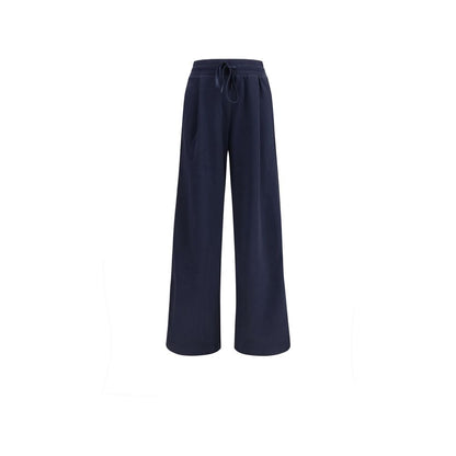 Max Mara Perdoni Blue Cotton Casual Pants