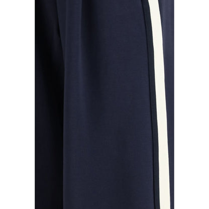 Max Mara Perdoni Blue Cotton Casual Pants