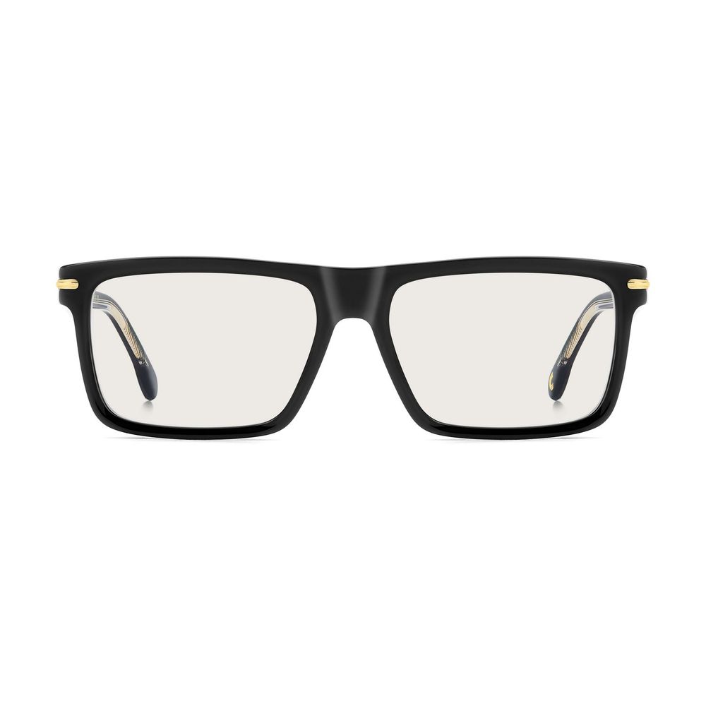 Carrera Black Acetate Glasses – Rectangle Frame for Men