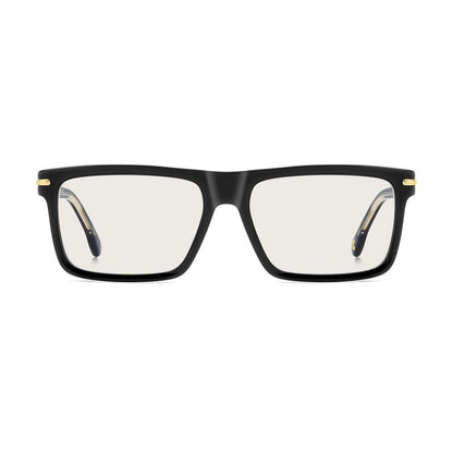 Carrera Black Acetate Glasses – Rectangle Frame for Men