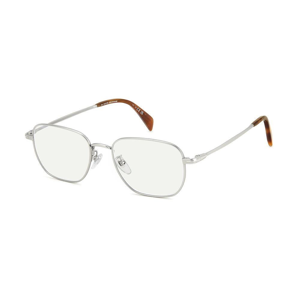 David Beckham Men’s Optical Glasses – Gunmetal Rectangle Frame