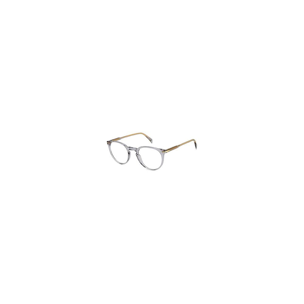 David Beckham Men's Gray Acetate Optical Glasses – Panto Frame