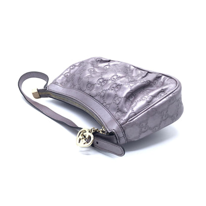 Gucci Preloved Metallic Guccissima Lovely Shoulder Bag in Lavender - Timeless Elegance and Style