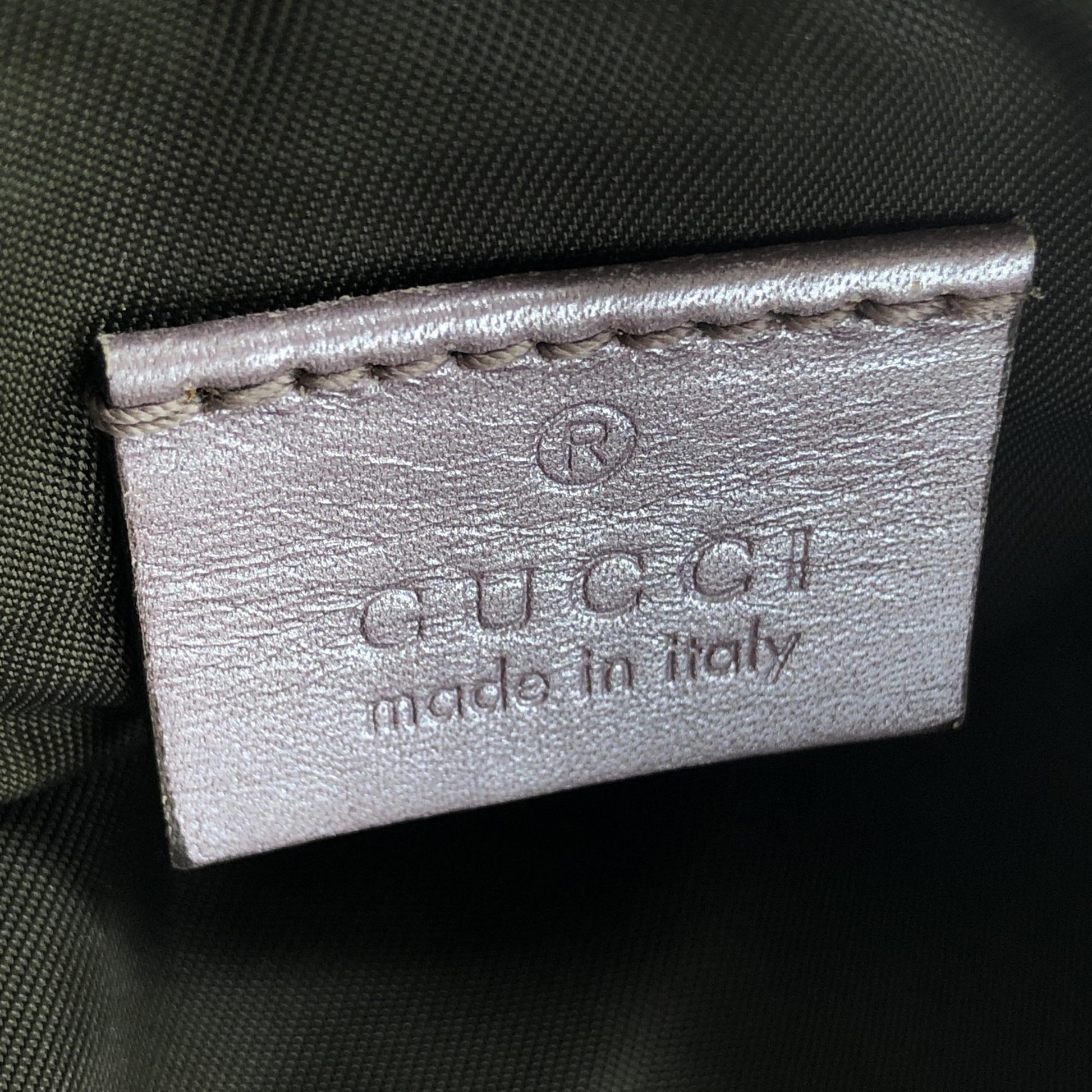 Gucci Preloved Metallic Guccissima Lovely Shoulder Bag in Lavender - Timeless Elegance and Style