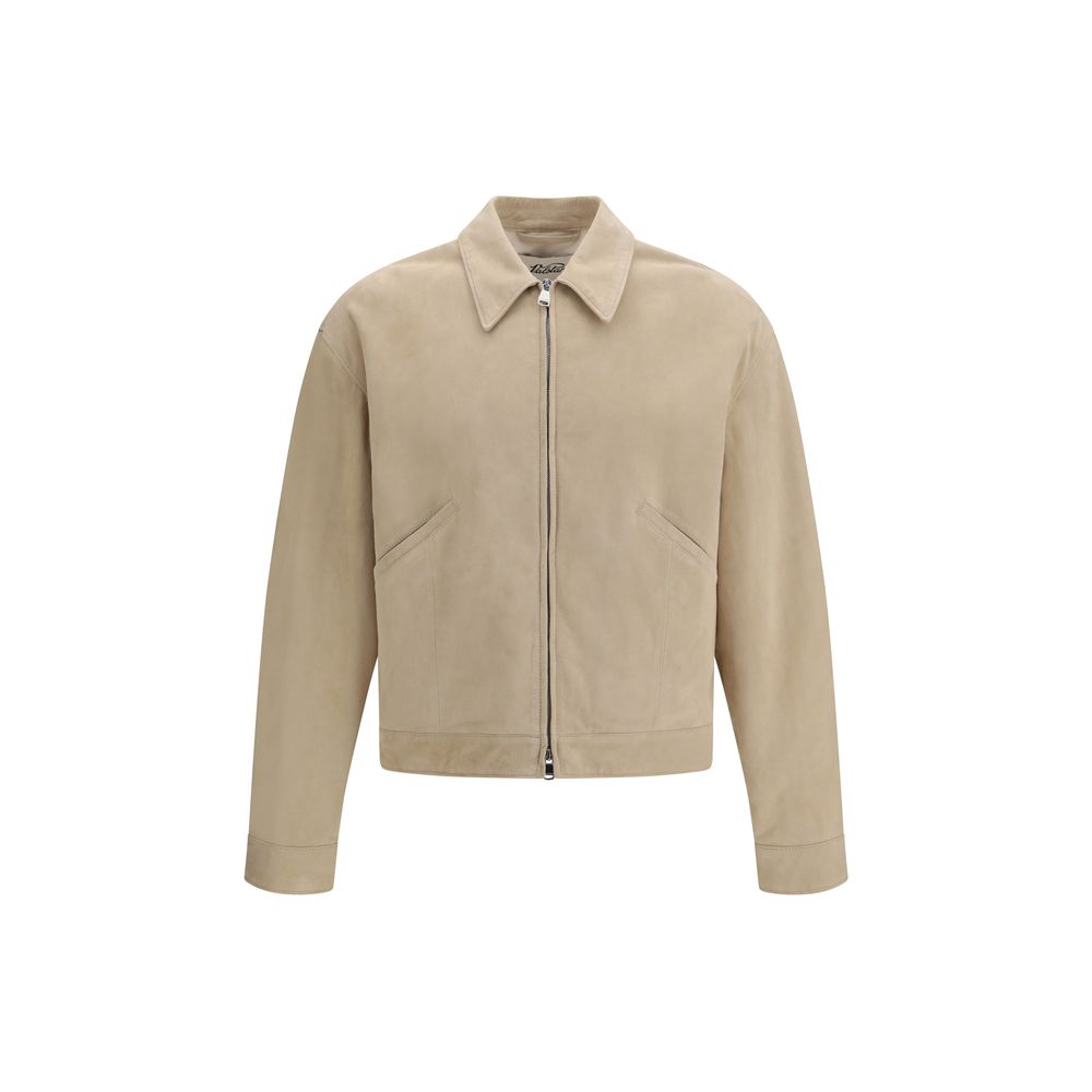 Valstar Beige Lamb Ovis Aries Aries Bomber Jacket
