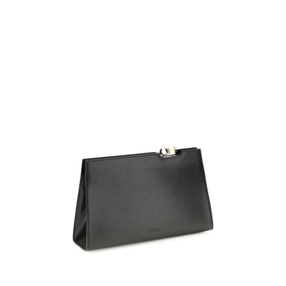 Jacquemus Black Calf Leather Le Salon Shoulder Bag