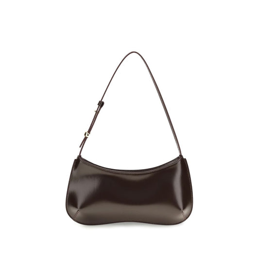 Jacquemus Brown Calf Leather Shoulder Bag - Le Bisou