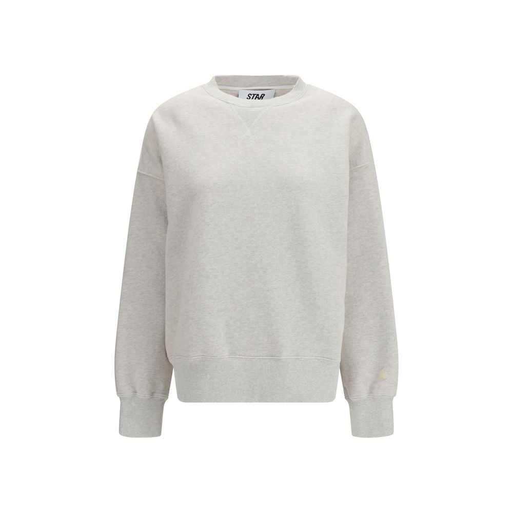 Golden Goose Gray Cotton Star Sweatshirt