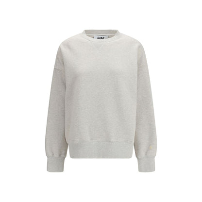 Golden Goose Gray Cotton Star Sweatshirt