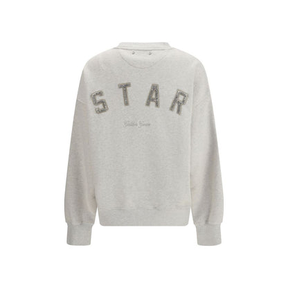 Golden Goose Gray Cotton Star Sweatshirt