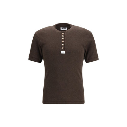 Magliano Brown Cotton Nudo Small Serafino T-Shirt