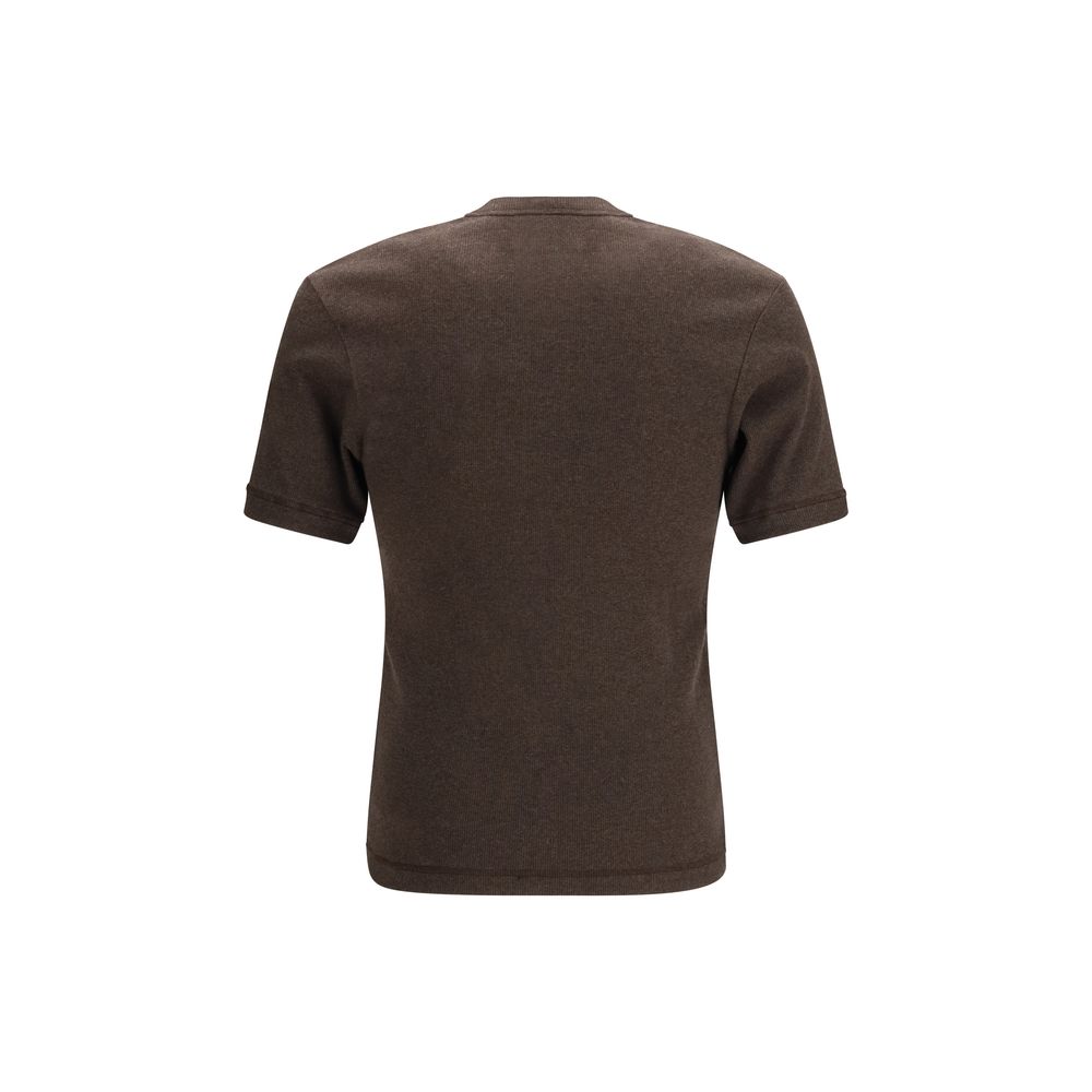 Magliano Brown Cotton Nudo Small Serafino T-Shirt