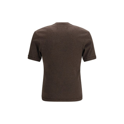 Magliano Brown Cotton Nudo Small Serafino T-Shirt