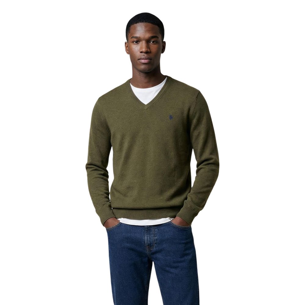 U.S. POLO ASSN. Green Cotton Sweatshirt - Model US40 173007