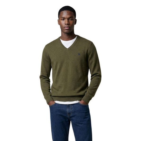 U.S. POLO ASSN. Green Cotton Sweatshirt - Model US40 173007