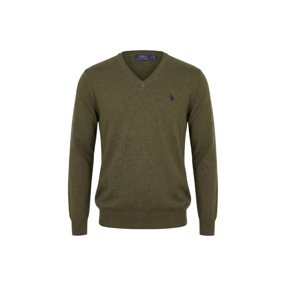 U.S. POLO ASSN. Green Cotton Sweatshirt - Model US40 173007