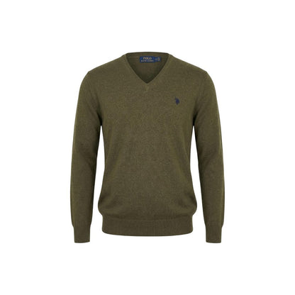 U.S. POLO ASSN. Green Cotton Sweatshirt - Model US40 173007