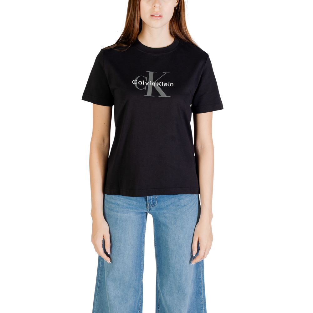 Calvin Klein Jeans HERO SS CLASSIC MONO Black Cotton T-Shirt