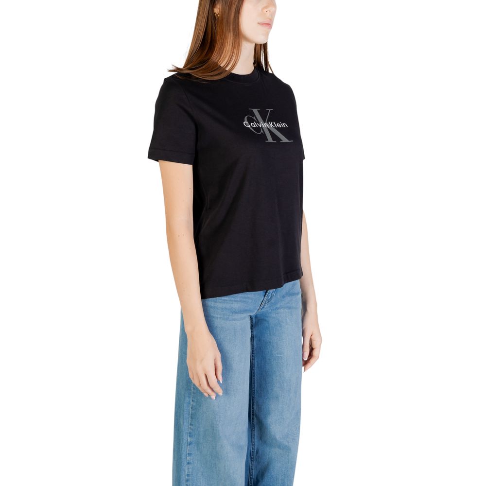 Calvin Klein Jeans HERO SS CLASSIC MONO Black Cotton T-Shirt