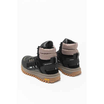 Colmar Black Leather Ankle Boots