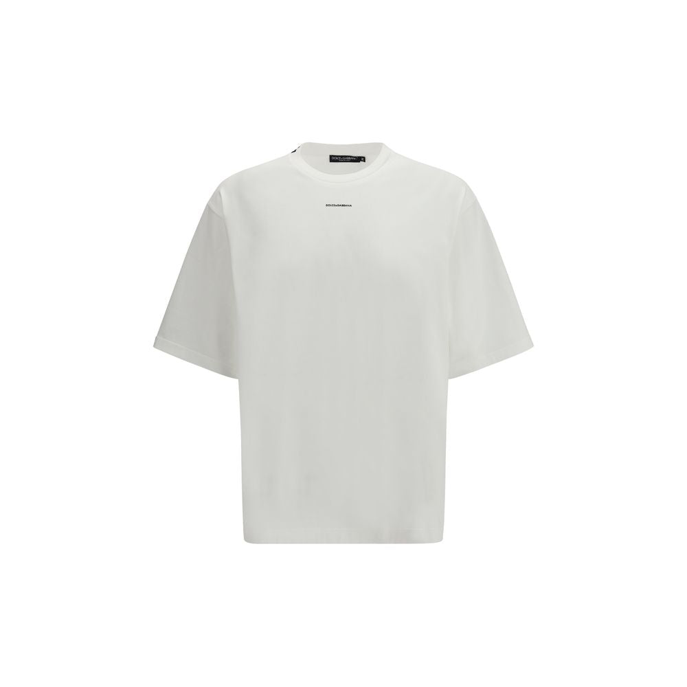 Dolce & Gabbana White Cotton Oversized T-Shirt