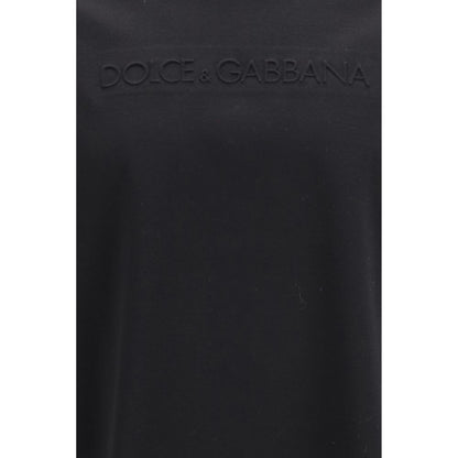 Dolce & Gabbana Black Cotton T-Shirt: Effortless Luxury for Everyday