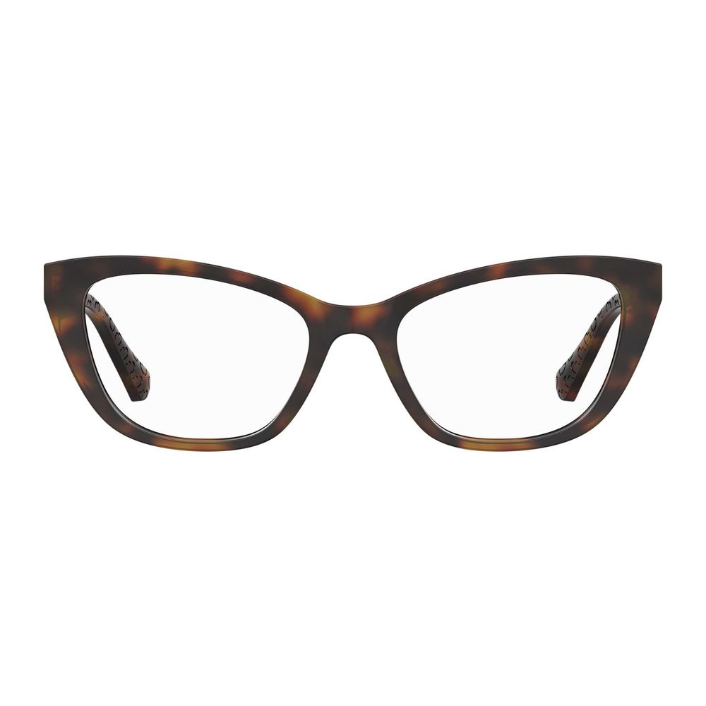 Love Moschino Women’s Optical Glasses – Brown Cat Eye Frame, 52mm