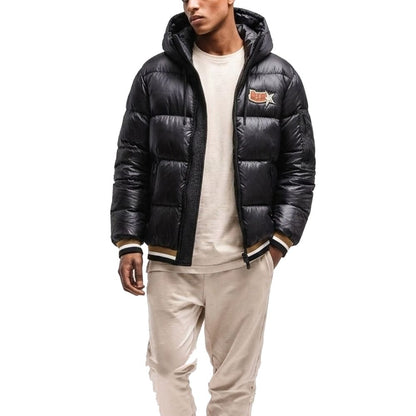 Herno Black Polyamide Bomber Jacket